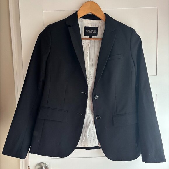 Petite Wool Blazer Banana Republic, Size 0 - Picture 1 of 9